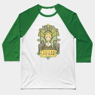 AMELIA EARHART Baseball T-Shirt